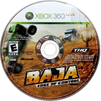 Baja: Edge of Control PAL Xbox 360 PAL box art